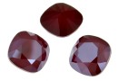 Swarovski, square fancy, dark red, 10mm - x1