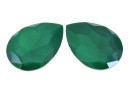 Swarovski, rivoli cabochon, royal green, 30x20mm - x1