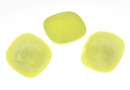 Swarovski, square fancy, powder yellow, 10mm - x1