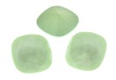 Swarovski, square fancy, powder green, 10mm - x1