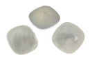 Swarovski, square fancy, powder grey, 10mm - x1