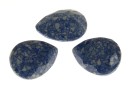 Swarovski, drop fancy, marbled blue, 14x10mm - x1