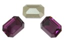 Swarovski, rectangle fancy, amethyst, 14x10mm - x1