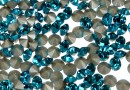 Swarovski, chaton pp21, blue zircon, 2.8mm - x20