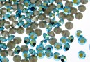 Swarovski, chaton pp21, blue zircon aurore boreale, 2.8mm - x20