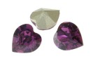 Swarovski, fancy inima, amethyst, 11x10mm - x1