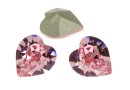 Swarovski, fancy inima, light rose, 15.4mm - x1