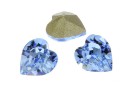 Swarovski, fancy inima, light sapphire, 15.4mm - x1