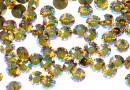 Swarovski, chaton pp18, light topaz shimmer, 2.5mm - x20