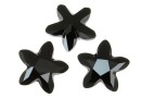 Swarovski, fancy mystic star, jet, 8mm - x1