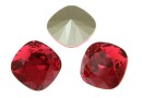 Swarovski, fancy square, scarlet, 10mm - x1