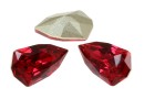 Swarovski, fancy rivoli Trilliant, scarlet, 7.8mm - x2