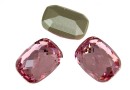 Swarovski classic baguette, light rose, 14x10mm - x1