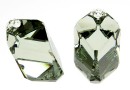 Swarovski, cubist pendant, black diamond, 22mm - x1