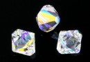 Swarovski, bicone pendant, aurora borealis, 8mm - x6