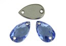 Swarovski drop link, light sapphire, 12x7mm - x1