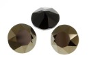 Swarovski, chaton SS45, jet nut, 10mm - x2