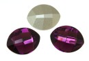 Swarovski, fancy rivoli, pure leaf, amethyst, 14mm - x1