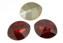 Swarovski, fancy rivoli, pure leaf, red magma, 14mm - x1