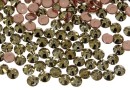 Swarovski, hotfix, ss10, gold patina, 2.7mm - x20