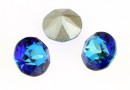 Swarovski, chaton SS34, bermuda blue, 7mm - x2