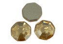 Swarovski, solaris cabochon, golden shadow, 8mm - x2