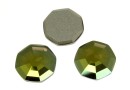 Swarovski, solaris cabochon, iridescent green, 8mm - x2