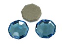 Swarovski, solaris cabochon, aquamarine, 8mm - x2