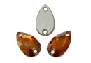 Swarovski drop link, copper, 12x7mm - x1