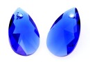 Swarovski, drop pendant, majestic blue, 16mm - x1