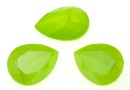 Swarovski drop fancy, lime, 18x13mm - x1