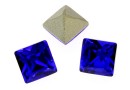 Swarovski, fancy chaton square, majestic blue, 6mm - x6