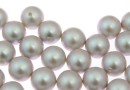 Swarovski one hole pearls, iridescent dove grey, 4mm - x4