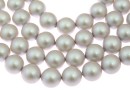 Swarovski pearl, iridescent dove grey, 6mm - x100