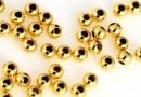 Decorative beads, gold-plated 925 silver, 2.2mm - x10