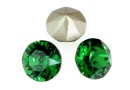 Swarovski, chaton SS24, dark moss green, 5.4mm - x4