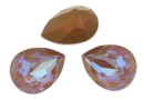 Swarovski drop fancy, cappuccino DeLite, 18x13mm - x1