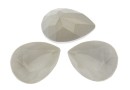 Swarovski drop fancy, powder grey, 14x10mm - x1