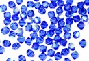 Swarovski, bicone bead, sapphire aurore boreale, 4mm - x20