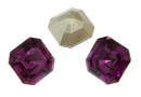 Swarovski, imperial chaton square, amethyst, 10mm - x1