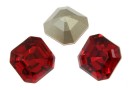 Swarovski, imperial chaton square, scarlet, 10mm - x1