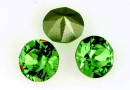 Swarovski, chaton SS34, fern green, 7mm - x2