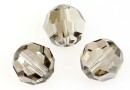 Swarovski, faceted round bead, satin, 20mm - x1