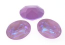 Swarovski, rivoli cabochon, lavander DeLite, 14x10mm - x1