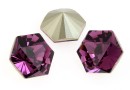 Swarovski, fancy Kaleidoscope hexagon, amethyst, 9.4mm - x1