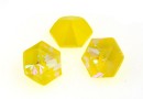 Swarovski, fancy Kaleidoscope hexagon, sunshine DeLite, 9.4mm - x1