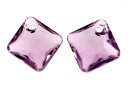 Swarovski, Princess cut pendant, light amethyst, 11.5mm - x1