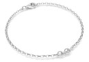 Bracelet for link, oval jump rings, 925 silver, 15cm - x1