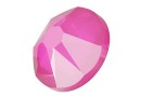 Swarovski, SS30 cabochon, electric pink, 6mm - x4