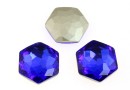 Swarovski 4683, fantasy hexagon, majestic blue, 12mm - x1